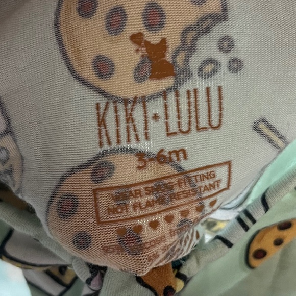 B 8. Kiki and Lulu Bamboo Footie PJ's - Picture 5 of 5